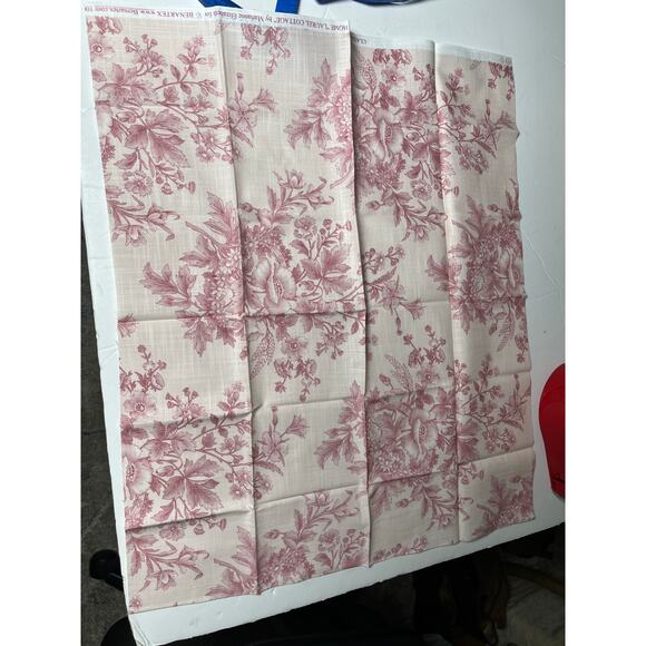 Benartex Laurel Cottage 2.75 Yds‎ 13 Fat Quarters Cotton Coordinate Quilter Pink - Picture 15 of 16